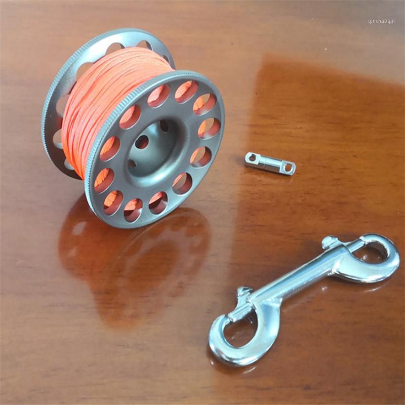 Scuba Diving Aluminum Alloy Spool Finger Reel 15/30m With Stainless Steel Bolt Snap Hook Safe Equipment Accessories1
Scuba Diving Aluminum Alloy Spool Finger Reel 15/30m With Stainless Steel Bolt Snap Hook Safe Equipment Accessories1