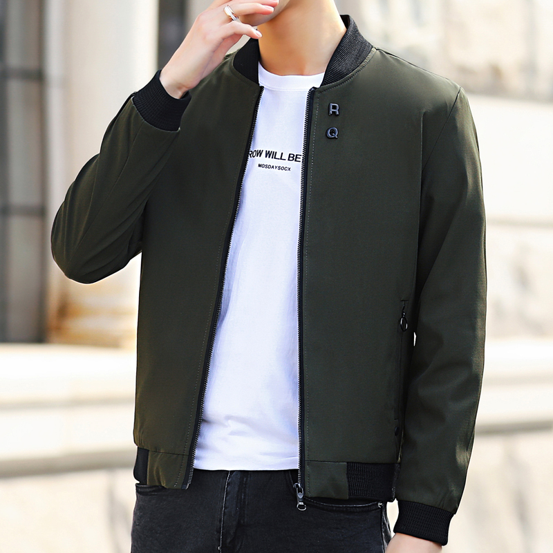 MANTLCONX est Solid Autumn Mens Jackets Male Casual Zipper Summer Jacket Men Spring Casual Outwear Men Thin Jacket Man Autumn 201218