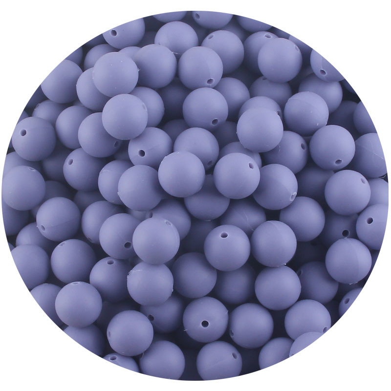 XCQGH 50pcs Silicone Beads 12mm Food Grade Silicone Sensory Teething Beads Mom Nursing Necklace DIY Jewelry Baby Teethers Y1221