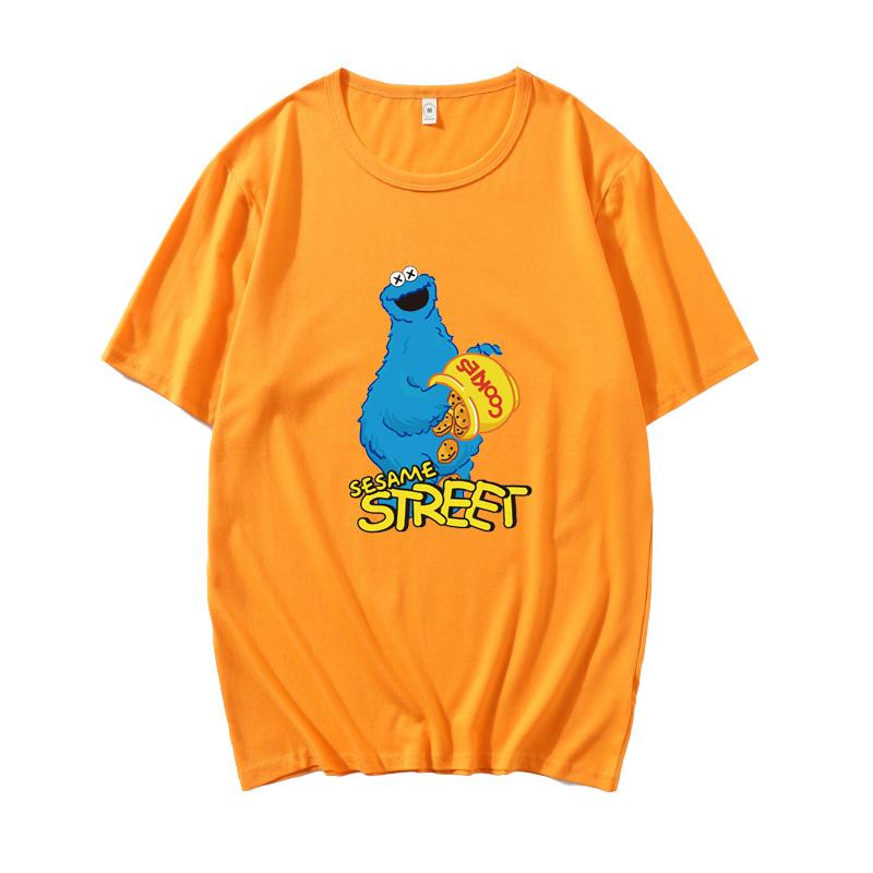 Sesame Street t shirt Puppet show short sleeve tees Good photo singlet Leisure Designer clothing Elastic cotton Tshirt s-3xl, White;black
Sesame Street t shirt Puppet show short sleeve tees Good photo singlet Leisure Designer clothing Elastic cotton Tshirt s-3xl, White;black