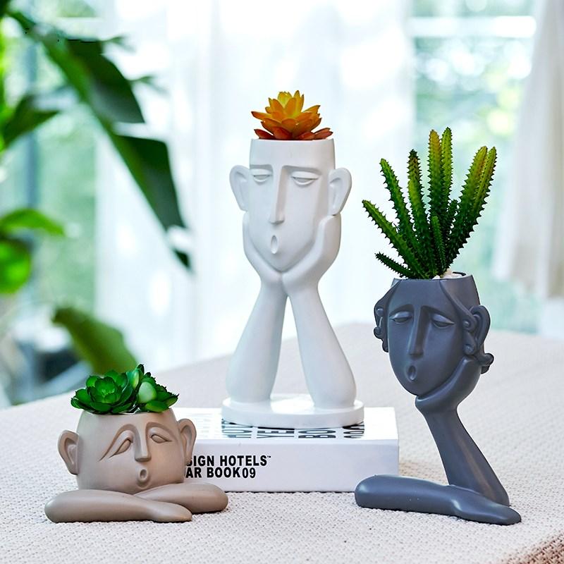 Nordic abstract face ornament vase Resin Home living room TV cabinet creative decoration vases New house wedding gift 3pcs/set
Nordic abstract face ornament vase Resin Home living room TV cabinet creative decoration vases New house wedding gift 3pcs/set