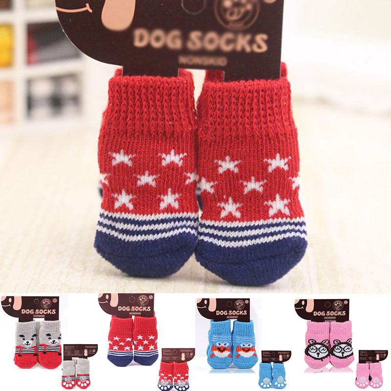 Cute Puppy Dog Shoes Anti-Slip Knit Socks Small Dogs Cat Shoes Chihuahua Boots For Winter Indoor Wear Slip On Protector 4pcs, Red
Cute Puppy Dog Shoes Anti-Slip Knit Socks Small Dogs Cat Shoes Chihuahua Boots For Winter Indoor Wear Slip On Protector 4pcs, Red