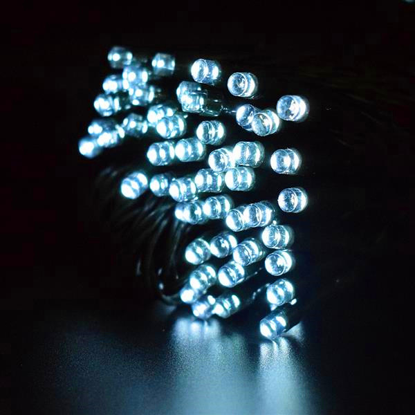 

Fast delivery Brand new White 100 LED Solar String Fairy Light Christmas Party Waterproof Holiday Lighting Strings high-quality material