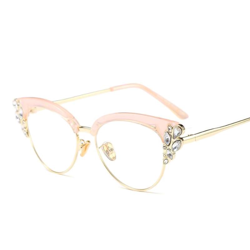 Sunglasses Ggovo Fashion Women UV400 Female Transparent Lens Sun Glasses With Diamonds Frame Vintage
Sunglasses Ggovo Fashion Women UV400 Female Transparent Lens Sun Glasses With Diamonds Frame Vintage