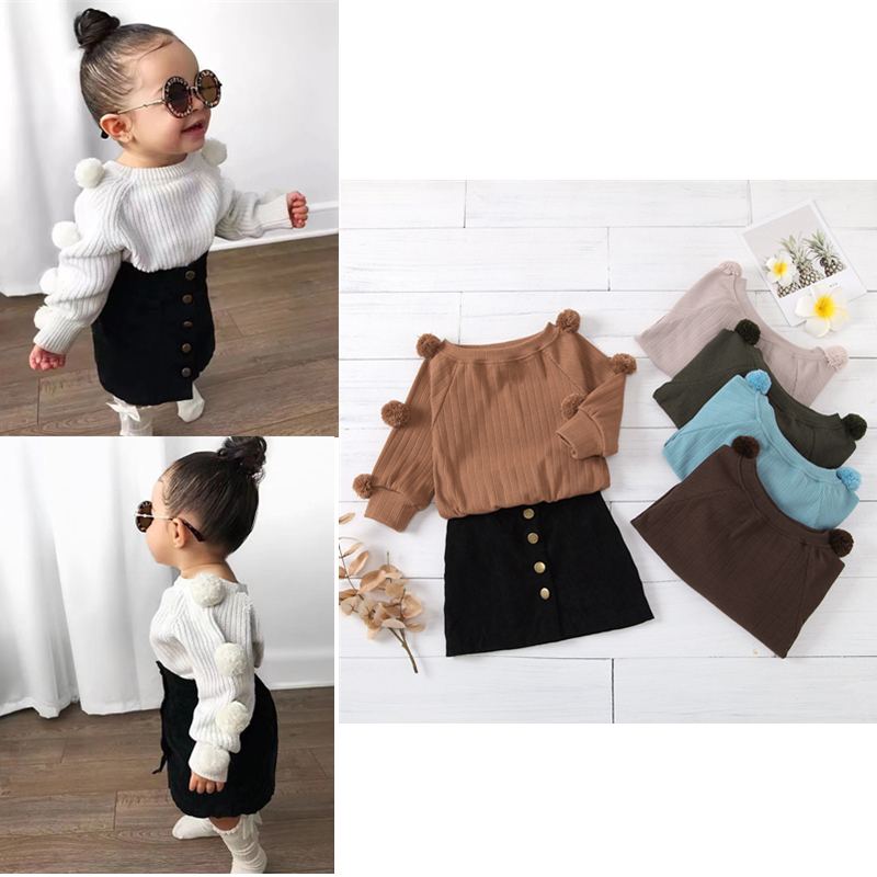 Wholesale INS New Autumn Toddler Kids Girls Clothes Suits Fall Winter Ball Long Sleeved Tshirts Skirts Suit Spring Long Sleeves Outfits, White
Wholesale INS New Autumn Toddler Kids Girls Clothes Suits Fall Winter Ball Long Sleeved Tshirts Skirts Suit Spring Long Sleeves Outfits, White