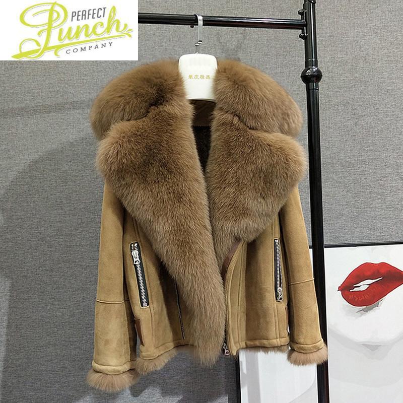 Coat Sheep Shearing Winter Real Fur Collar Short Jacket for Women Clothes AKF-8877 YY890, Khaki
Coat Sheep Shearing Winter Real Fur Collar Short Jacket for Women Clothes AKF-8877 YY890, Khaki