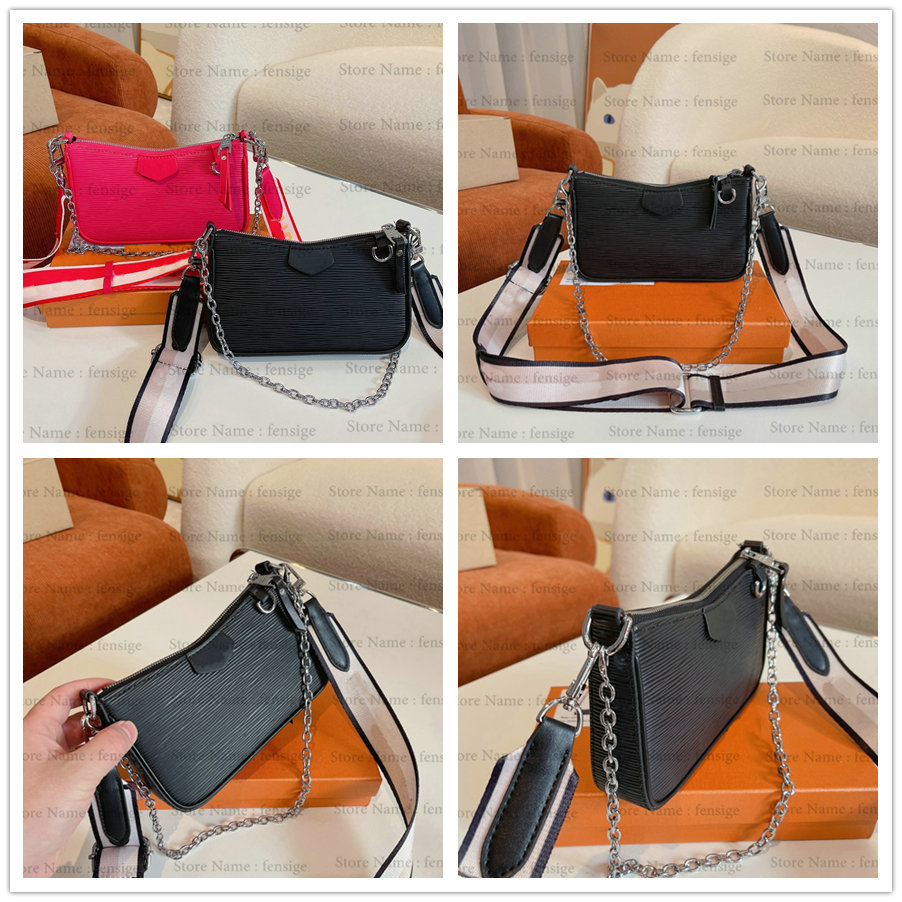 Easy Pouch On Strap Epi Embossed Leather Cross Body Shoulder Bag M81070 with Chain Detachable Colorsful strap Handbag Womens Designer Luxurys Wallet Purse M81073
Easy Pouch On Strap Epi Embossed Leather Cross Body Shoulder Bag M81070 with Chain Detachable Colorsful strap Handbag Womens Designer Luxurys Wallet Purse M81073