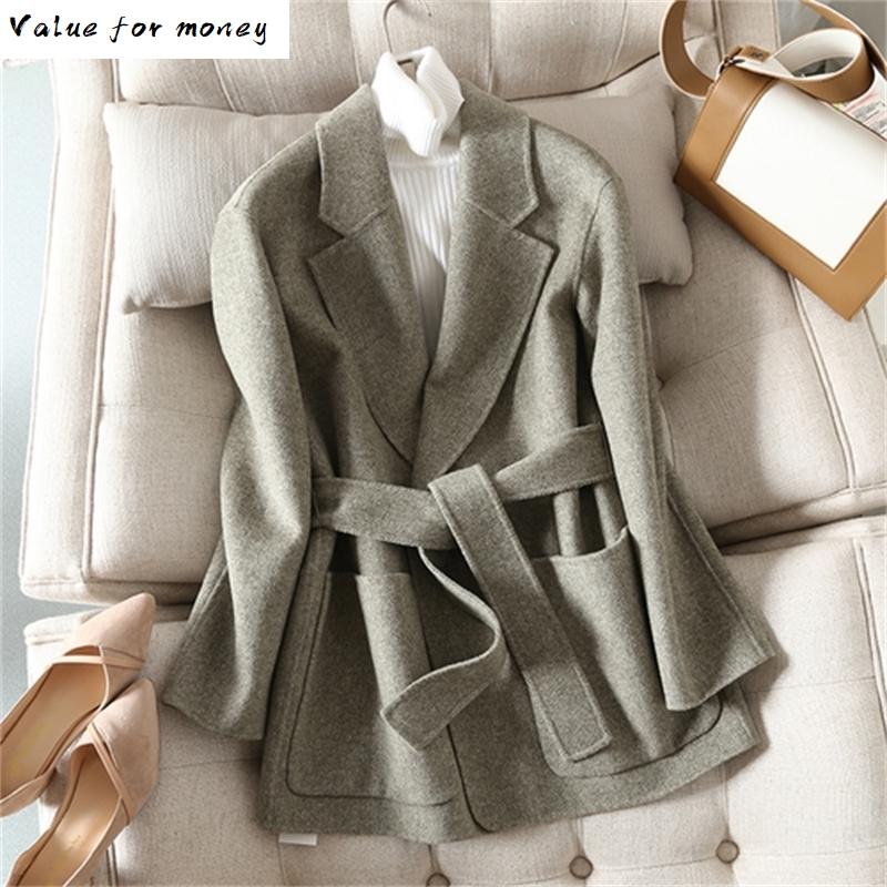 Autumn Spring 100% Wool Coat Women Clothes 2020 Korean Vintage Women Coats and Jackets Woolen Jacket Outwear HP-1004 ZT2549, Black
Autumn Spring 100% Wool Coat Women Clothes 2020 Korean Vintage Women Coats and Jackets Woolen Jacket Outwear HP-1004 ZT2549, Black