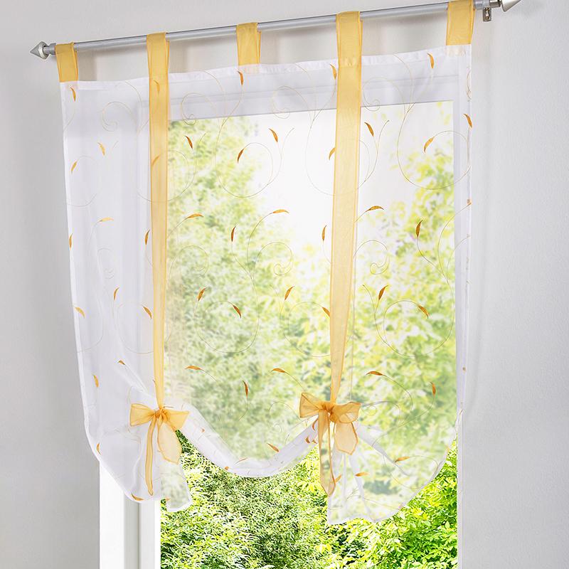 Simple All- Embroidered Window Floral Short Curtains Roman Blinds For Living Room Fashion Kitchen Tulle Curtain Door Louver, 1pc curtain
Simple All- Embroidered Window Floral Short Curtains Roman Blinds For Living Room Fashion Kitchen Tulle Curtain Door Louver, 1pc curtain