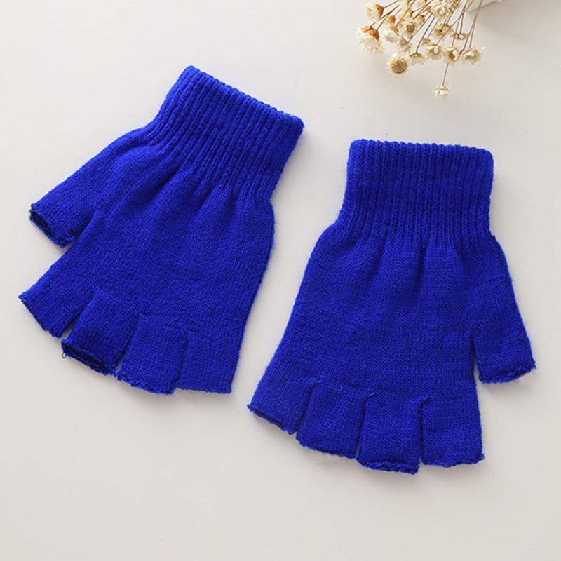 Unisex Stretchy Knitted Solid Gloves Warm Half Finger Fingerless Elastic Thermal Winter Sports Men Women
Unisex Stretchy Knitted Solid Gloves Warm Half Finger Fingerless Elastic Thermal Winter Sports Men Women