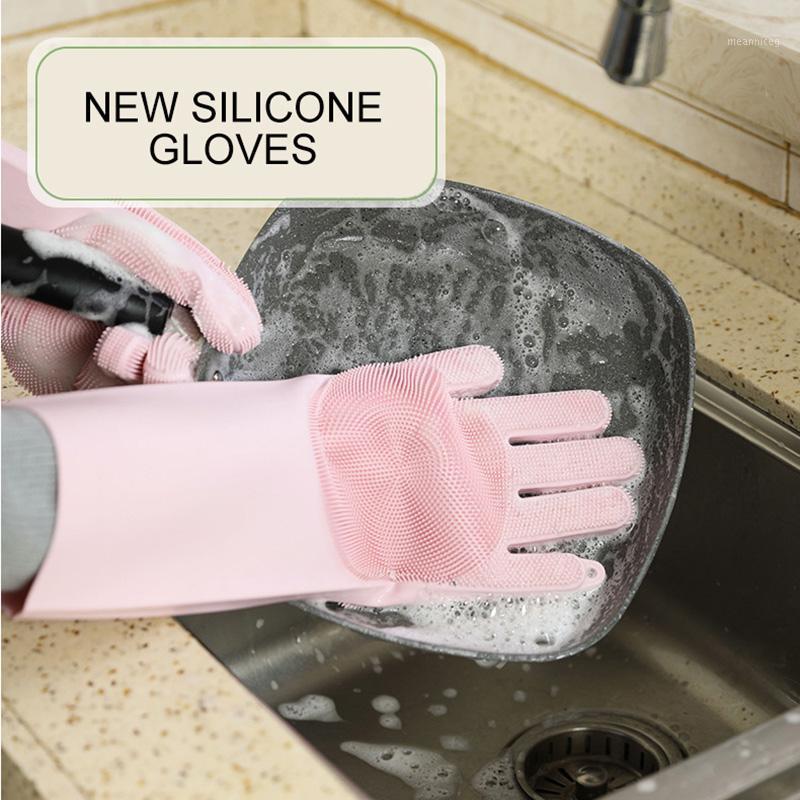 1 Pair Magic Silicone Dishwashing Scrubber Multifunction Dish Washing Sponge Rubber Scrub Gloves Kitchen Cleaning Gloves1
1 Pair Magic Silicone Dishwashing Scrubber Multifunction Dish Washing Sponge Rubber Scrub Gloves Kitchen Cleaning Gloves1