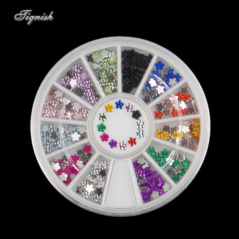 Tignish 12Colors/Wheel Plum Flower Shaped Nail Art Rhinestones Decoration For UV Gel Phone Laptop DIY Nail Tools
Tignish 12Colors/Wheel Plum Flower Shaped Nail Art Rhinestones Decoration For UV Gel Phone Laptop DIY Nail Tools