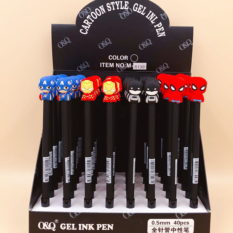36 pcs/lot Hero Series Gel pens Cute 0.5mm black ink Signature pen material stationery gift school writing supplies 201202
36 pcs/lot Hero Series Gel pens Cute 0.5mm black ink Signature pen material stationery gift school writing supplies 201202