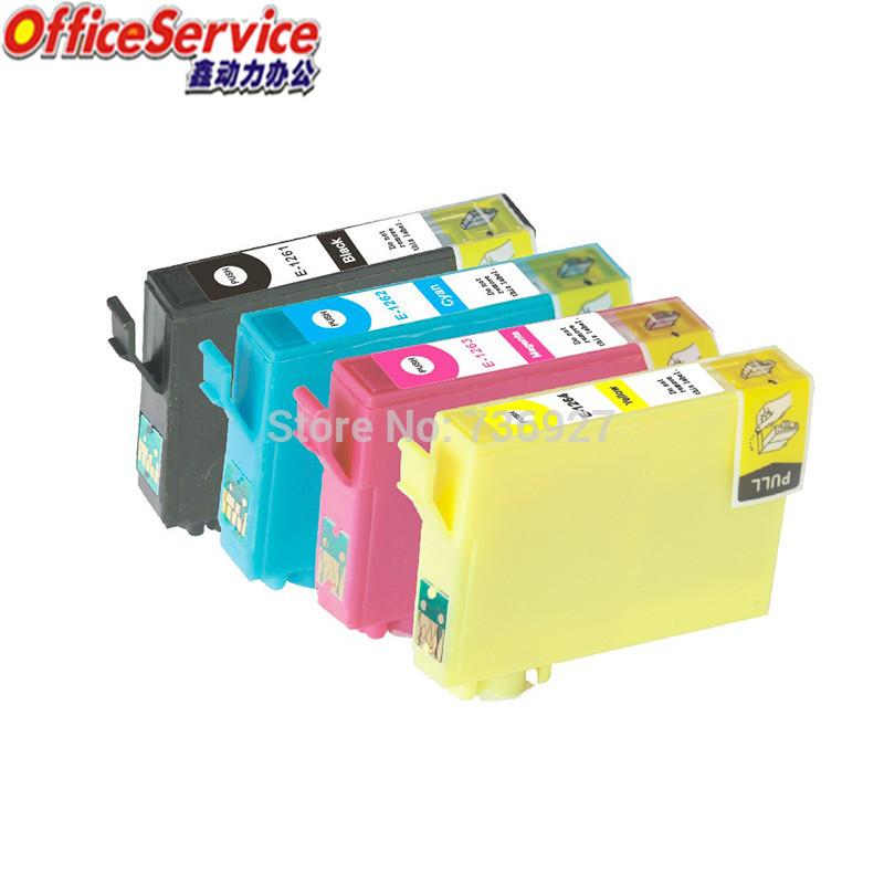 T1261 T1262 T1263 T1264 Compatible Ink cartridge For WF-3520 3530 3540 7010 7510 7520 Workforce 520/60/435/545/630 printer
T1261 T1262 T1263 T1264 Compatible Ink cartridge For WF-3520 3530 3540 7010 7510 7520 Workforce 520/60/435/545/630 printer