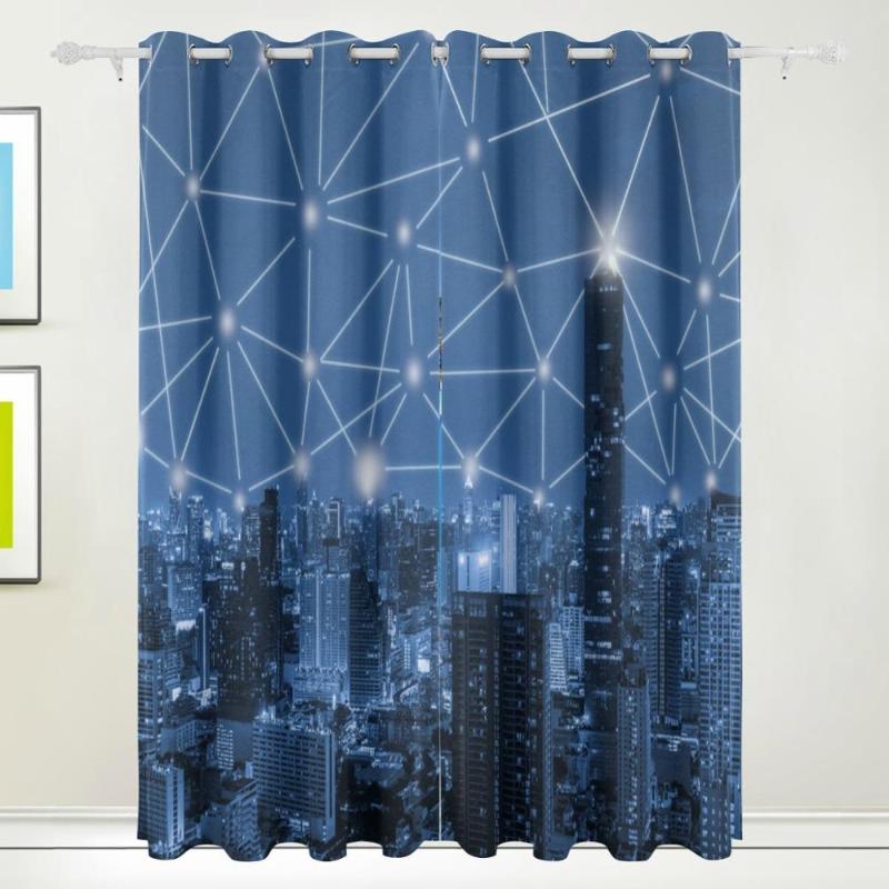 3D Blue Tone City Curtains Drapes Panels Darkening Blackout Grommet Room Divider for Patio Window Sliding Glass Door, As pic
3D Blue Tone City Curtains Drapes Panels Darkening Blackout Grommet Room Divider for Patio Window Sliding Glass Door, As pic
