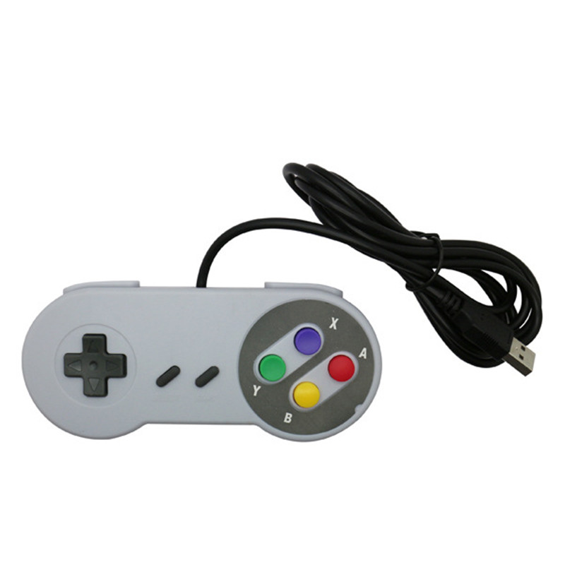 

Classic USB Controller PC Controllers Gamepad Joypad Joystick Replacement for Super Nintendo SF for SNES NES Tablet PC LaWindows MAC