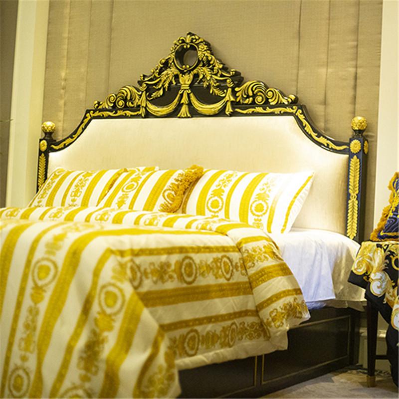 Pillowcase King Queen Size 2020 IvaRose Luxury Bedding Set 4 Pieces Black Gold Bed Sheet Set Duvet Cover
Pillowcase King Queen Size 2020 IvaRose Luxury Bedding Set 4 Pieces Black Gold Bed Sheet Set Duvet Cover