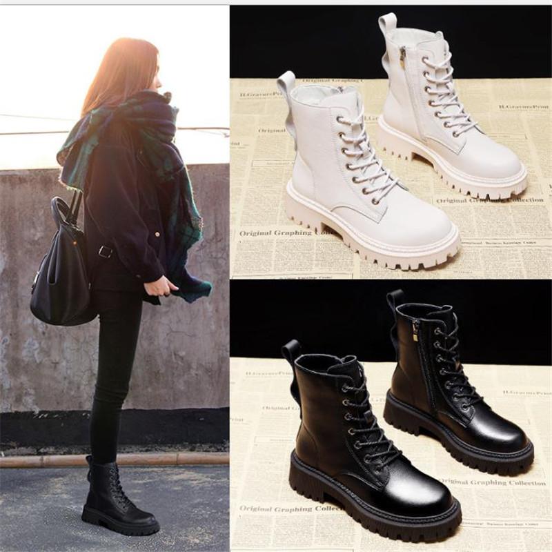 boots women's leather fall / winter 2021 new British style thick soled high side zipper women's short boots, Black plush
boots women's leather fall / winter 2021 new British style thick soled high side zipper women's short boots, Black plush