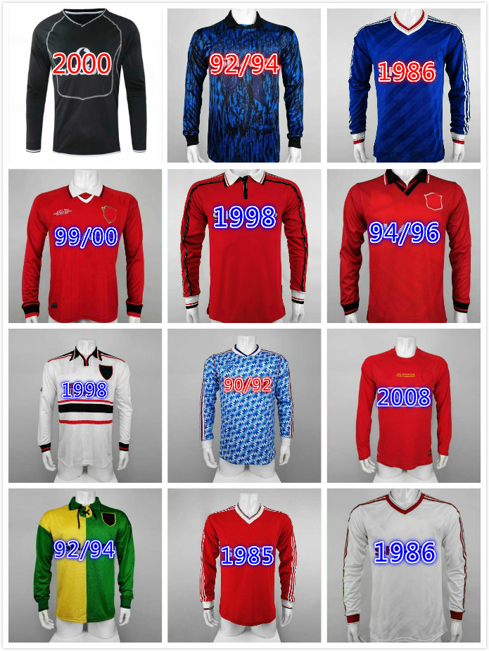 92 93 CANTONA GIGGS KEANE Mens RETRO Long Sleeve Soccer Jerseys 1998 1999 BECKHAM SOLSKJAER SCHOLES RONALDO FERDINAND ROONEY CHICHARITO, 1996
92 93 CANTONA GIGGS KEANE Mens RETRO Long Sleeve Soccer Jerseys 1998 1999 BECKHAM SOLSKJAER SCHOLES RONALDO FERDINAND ROONEY CHICHARITO, 1996