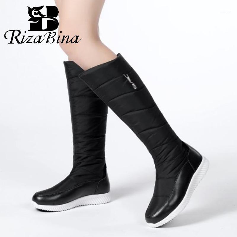 RIZABINA Women Real Leather Snow Boots Round Toe Slip On Shoes Winter Fur Warm Shoes Flat Heel Waterproof Footwear Size 35-441, Black
RIZABINA Women Real Leather Snow Boots Round Toe Slip On Shoes Winter Fur Warm Shoes Flat Heel Waterproof Footwear Size 35-441, Black