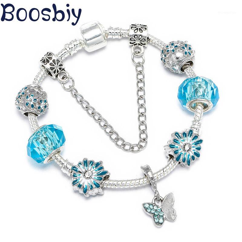 Boosbiy High Quality Blue Crystal Daisy & Butterfly Charms Bead For Women Fit Silver Plated Brand Charm Bracelet Jewelry Gift1
Boosbiy High Quality Blue Crystal Daisy & Butterfly Charms Bead For Women Fit Silver Plated Brand Charm Bracelet Jewelry Gift1