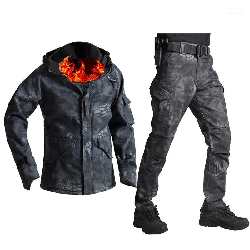 Men G8 Hunting Suit Jacket Set with Pants Camouflage Army Tactical Uniform Combat Pants Hunting Clothes Outdoor1, Black
Men G8 Hunting Suit Jacket Set with Pants Camouflage Army Tactical Uniform Combat Pants Hunting Clothes Outdoor1, Black