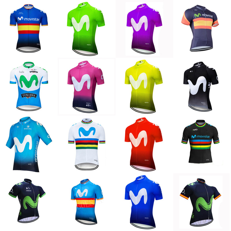 MOVISTAR team Cycling Short Sleeves jersey Cycling Clothing Racing Sport Bike Jersey Tops Cycling Wear Maillot ropa Ciclismo 102019, Black
MOVISTAR team Cycling Short Sleeves jersey Cycling Clothing Racing Sport Bike Jersey Tops Cycling Wear Maillot ropa Ciclismo 102019, Black