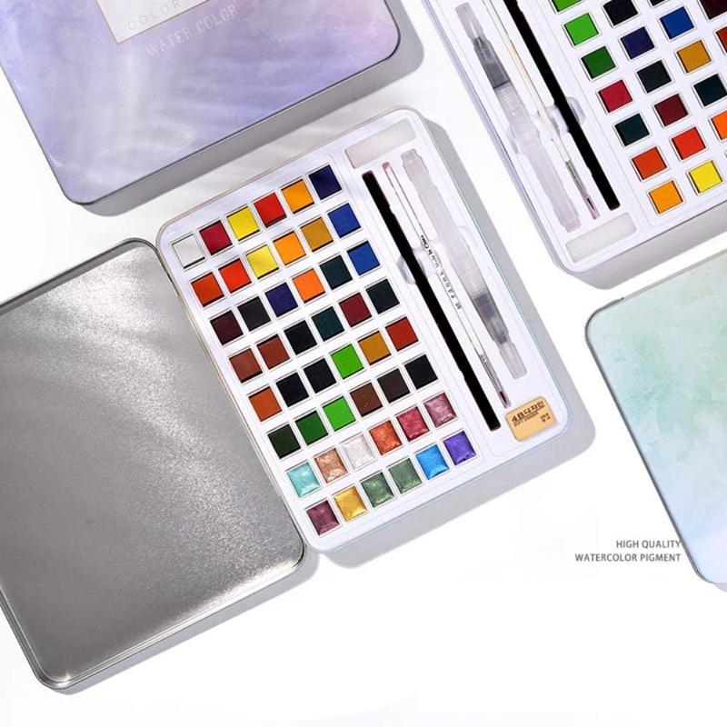 36Color Watercolor Paint Set, Iron Box Set, Portable Watercolor Paint Art Supplies
36Color Watercolor Paint Set, Iron Box Set, Portable Watercolor Paint Art Supplies