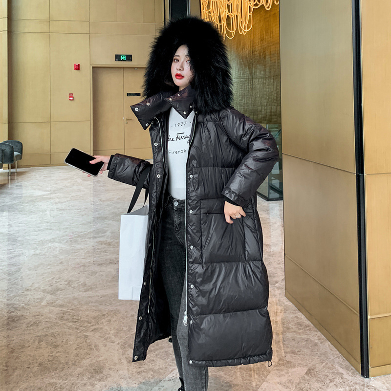 Parka Women down jacket female in winter long over the knee cultivate morality show thickening coat 8621 201217