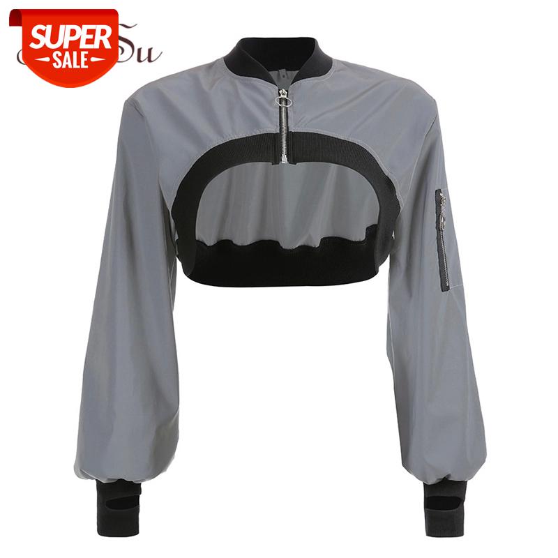 ArtSu Fashion Reflective Jacket Women Long Sleeve Crop Jacket Women Ladies Short Jackets Outerwear Streetwear Punk ASCO20293 #rk14, Black;brown
ArtSu Fashion Reflective Jacket Women Long Sleeve Crop Jacket Women Ladies Short Jackets Outerwear Streetwear Punk ASCO20293 #rk14, Black;brown
