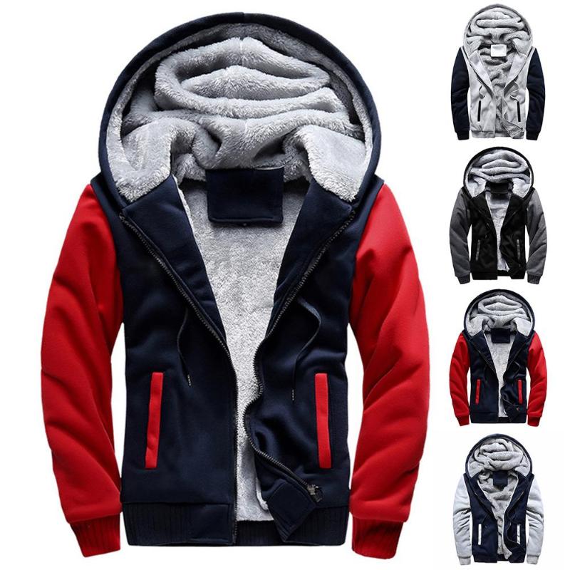 Jacket Men Winter Fleece Hoodies Sweatshirt Coat Men Casual Thick Warm Hoodie Jacket clothing, Black
Jacket Men Winter Fleece Hoodies Sweatshirt Coat Men Casual Thick Warm Hoodie Jacket clothing, Black