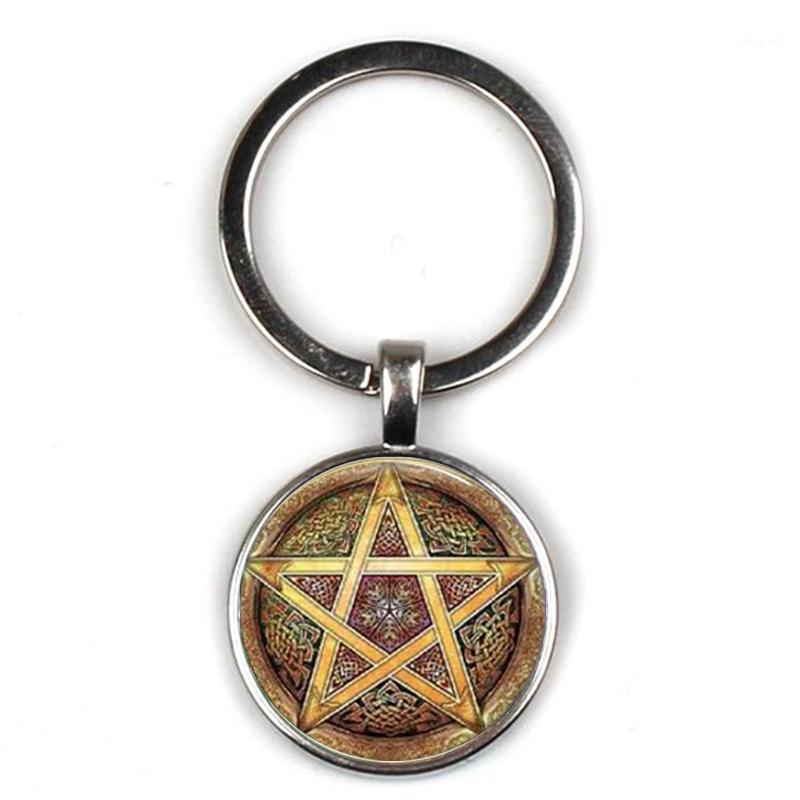 Fashion Trap Pentagram Keychain Magic Pagen Amulet Keyring Supernatural Weika Devil Charm Key Chain Man Woman Retro Gift Jewelry1
Fashion Trap Pentagram Keychain Magic Pagen Amulet Keyring Supernatural Weika Devil Charm Key Chain Man Woman Retro Gift Jewelry1