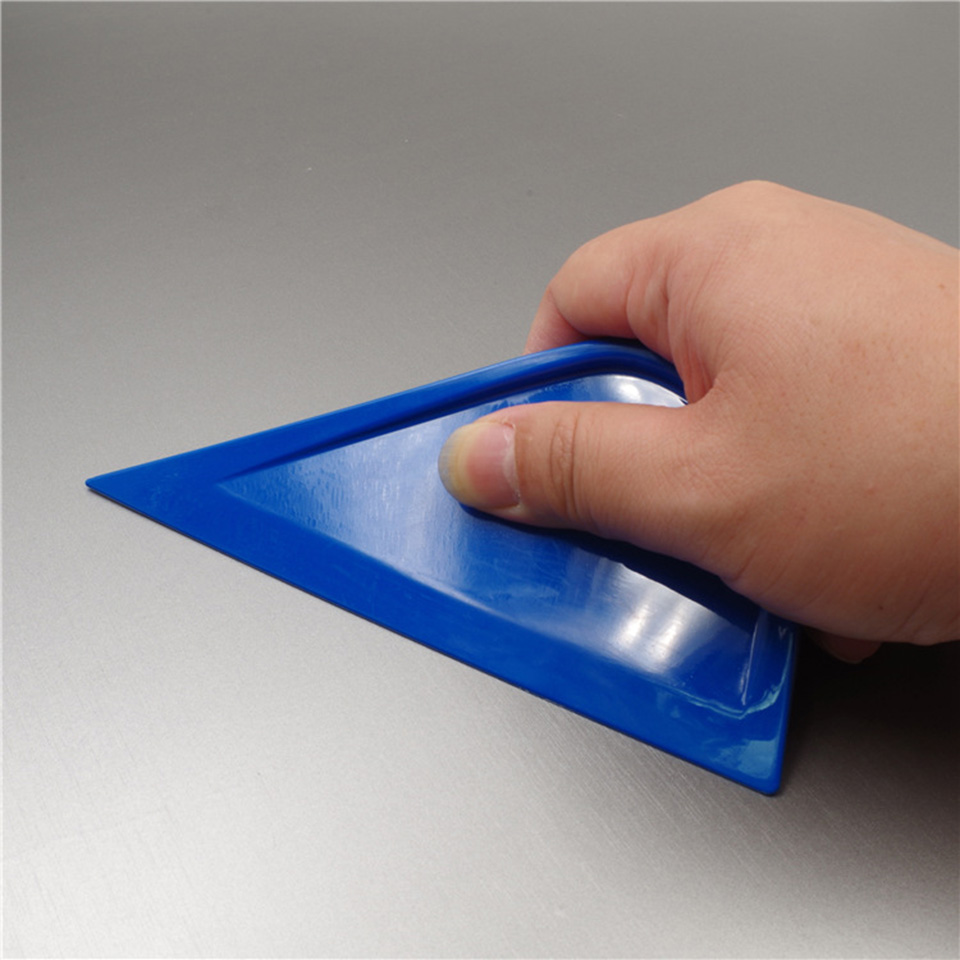 Little Foot Tint Squeegee, Soft Medium Hard 3 Hardness Card with Pointed Corner for Automotive Window Film Water Bubble Removal TM-171