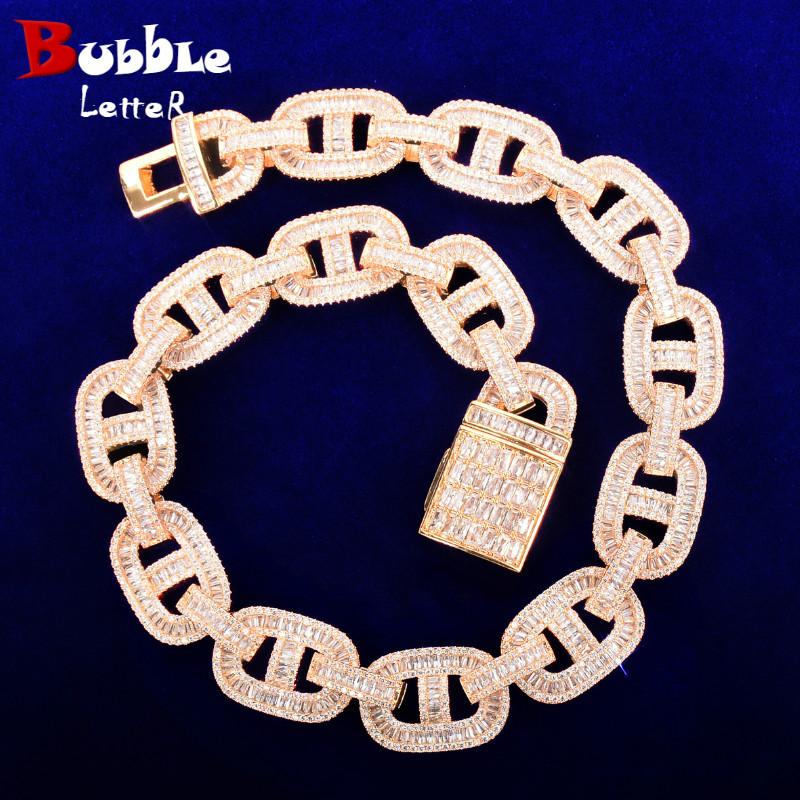 18mm Baguette Zirconia Cuban Chain Necklace Men's Hip Hop Link Gold Color Copper Bling Fashion Rock Jewelry
18mm Baguette Zirconia Cuban Chain Necklace Men's Hip Hop Link Gold Color Copper Bling Fashion Rock Jewelry