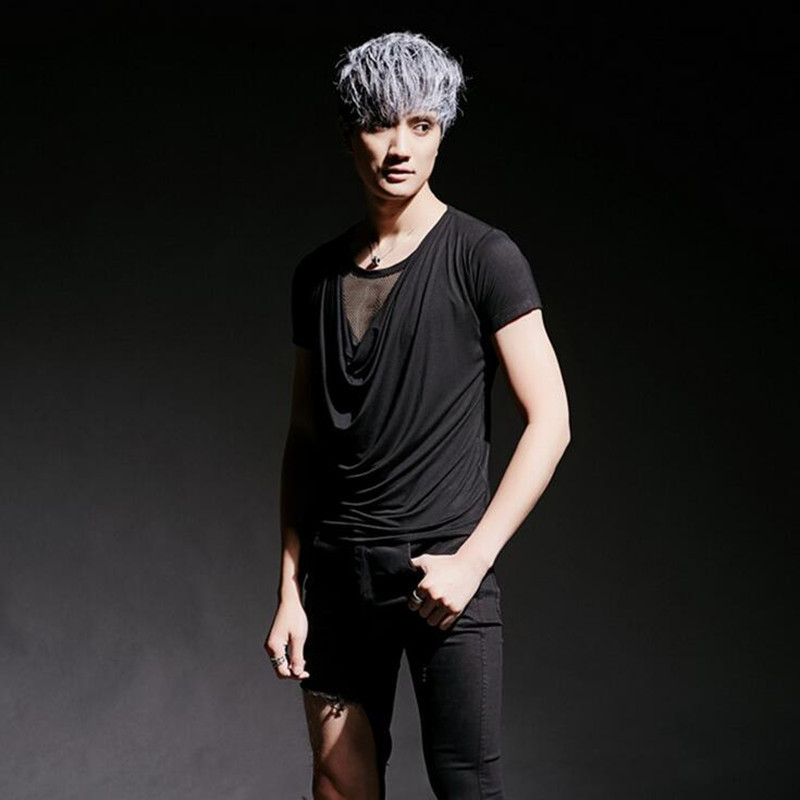 2021 Men Gothic Hiphop Nightclub Mesh Shirt Patchwork Slim Fit Tee Shirts Mens Stage Attire Hip Hop Clothes Qbrh, Asian size
2021 Men Gothic Hiphop Nightclub Mesh Shirt Patchwork Slim Fit Tee Shirts Mens Stage Attire Hip Hop Clothes Qbrh, Asian size