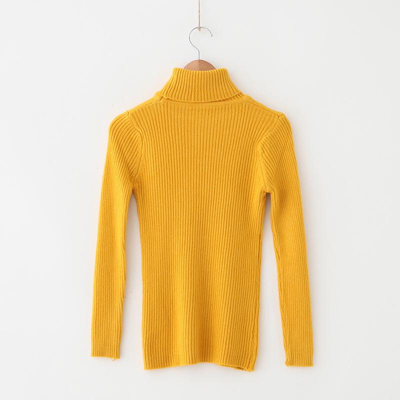 Autumn Winter Female Kint Sweater Long Sleeve Solid High Neck Jumper Slim Elastic Ladies Turtleneck Pullover for Women Outwear, Black
Autumn Winter Female Kint Sweater Long Sleeve Solid High Neck Jumper Slim Elastic Ladies Turtleneck Pullover for Women Outwear, Black