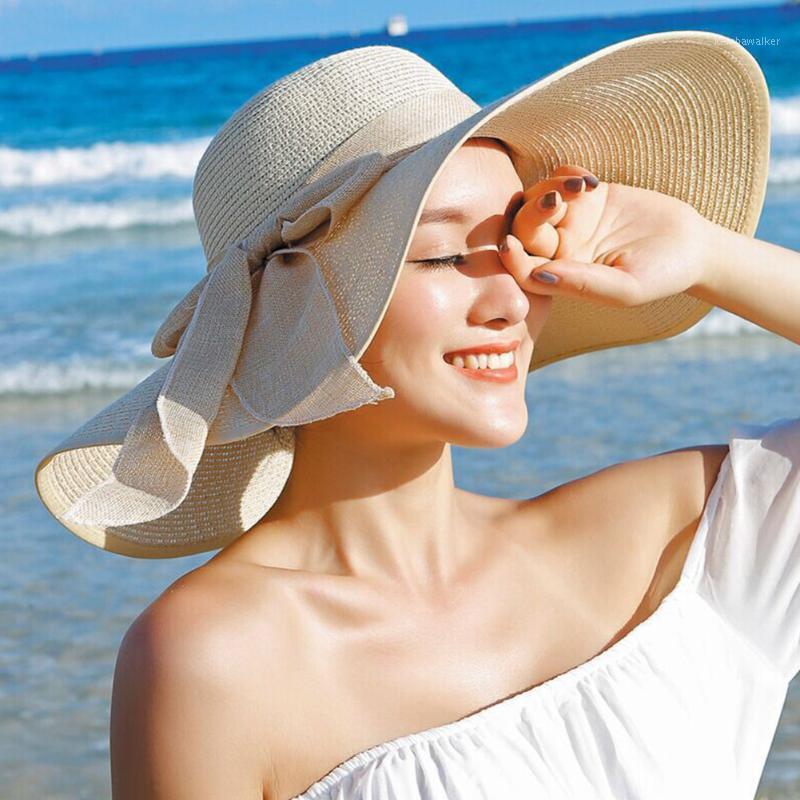 Wide Brim Hats Sun Hat Solid Bowknot Design Straw Fashion Foldable Lightweight UV Protection Beach Cap Summer Casual Rollable1, Beige
Wide Brim Hats Sun Hat Solid Bowknot Design Straw Fashion Foldable Lightweight UV Protection Beach Cap Summer Casual Rollable1, Beige