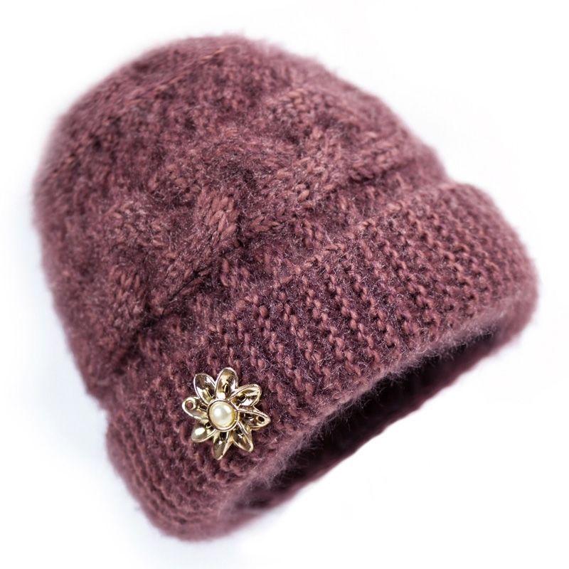 Middle-aged and elderly hats for women woolen yarn to keep warm plus velvet mother's beanie winter windproof and thickened hats, No velvet-wine red
Middle-aged and elderly hats for women woolen yarn to keep warm plus velvet mother's beanie winter windproof and thickened hats, No velvet-wine red