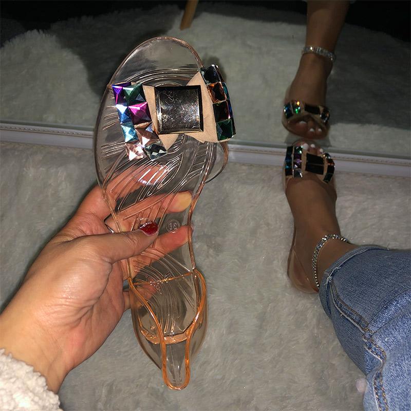 Summer Women Sandals Clear Jelly Shoes Flats Butterfly Knot Peep Toe Slip on Multi Rhinestone Causal Beach Shoe Ladies Female, Black
Summer Women Sandals Clear Jelly Shoes Flats Butterfly Knot Peep Toe Slip on Multi Rhinestone Causal Beach Shoe Ladies Female, Black