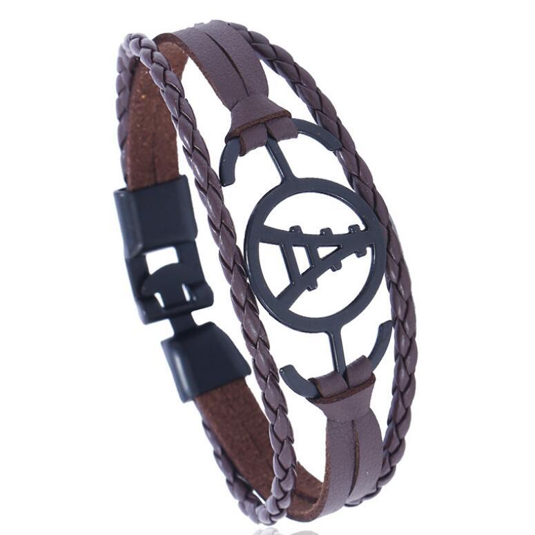 Vintage Casual Leather Bracelets All Match Black Tower Charms Buckle Bangle Multilayer Wristbands Handmade Retro Fashion Jewelry
Vintage Casual Leather Bracelets All Match Black Tower Charms Buckle Bangle Multilayer Wristbands Handmade Retro Fashion Jewelry