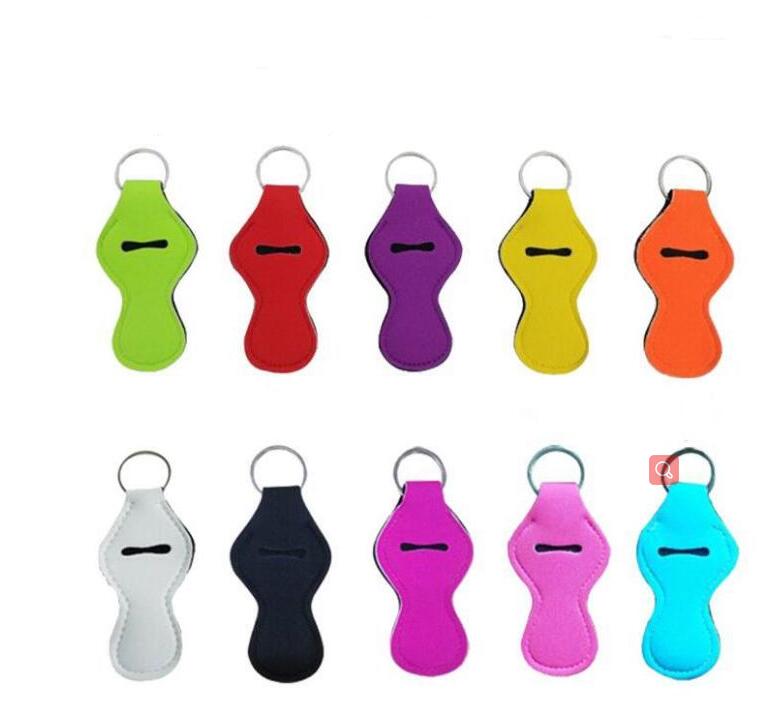 Colorful Keychain Neoprene Chapstick Party Festival Favor Solid Color Key Ring Fashion Lip Holder Lipstick Sleeve 10 Colors WMQ90
Colorful Keychain Neoprene Chapstick Party Festival Favor Solid Color Key Ring Fashion Lip Holder Lipstick Sleeve 10 Colors WMQ90