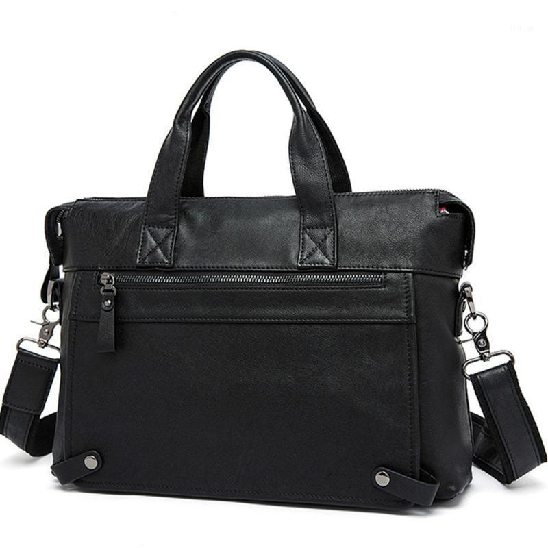 2021 Genuine Cowhide Men Briefcase Business Shoulder Crossbody Bag Computer Laptop Handbag Men's Durable Travel Messenger Bags1, Black
2021 Genuine Cowhide Men Briefcase Business Shoulder Crossbody Bag Computer Laptop Handbag Men's Durable Travel Messenger Bags1, Black