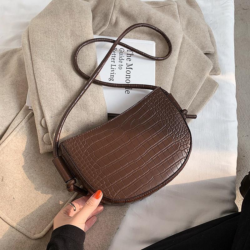 2020 Winter Women's Crossbody Saddle Handbags and Purses Lux Cross Body Bag Stone Pattern Design PU Leather Womens Shoulder Bag, Black
2020 Winter Women's Crossbody Saddle Handbags and Purses Lux Cross Body Bag Stone Pattern Design PU Leather Womens Shoulder Bag, Black