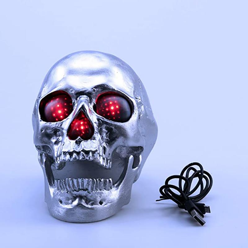 Skull Wireless Speaker LED Wireless Super Bass Stereo Sound Cool Skull Artwork Speaker with Wonderful Eyes Light for Home Decor
Skull Wireless Speaker LED Wireless Super Bass Stereo Sound Cool Skull Artwork Speaker with Wonderful Eyes Light for Home Decor