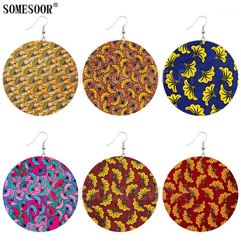SOMESOOR 2020 Bohemian Flower Fashion Jewelry New African Wooden Both Printed Drop Round Earrings For Women Gifts1
SOMESOOR 2020 Bohemian Flower Fashion Jewelry New African Wooden Both Printed Drop Round Earrings For Women Gifts1