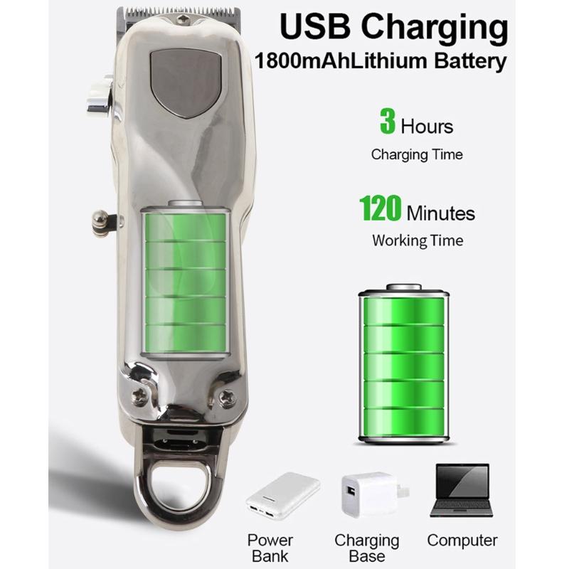Professional Hair Clippers Men Trimmer Barber Cordless Grooming Cutting Machine X9FE
Professional Hair Clippers Men Trimmer Barber Cordless Grooming Cutting Machine X9FE
