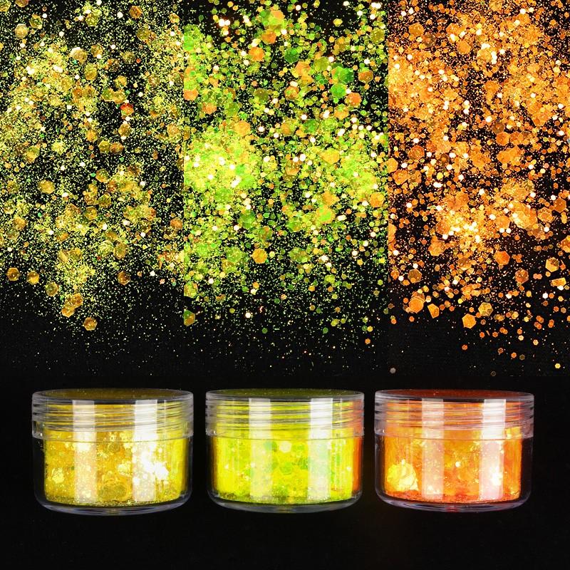 3 Boxes Mermaids Nail Art Glitter Sequins Colourful Mixed Hexagon Shape Flakes Chunky Nail Sequins Spangles For Manicure Tips 
3 Boxes Mermaids Nail Art Glitter Sequins Colourful Mixed Hexagon Shape Flakes Chunky Nail Sequins Spangles For Manicure Tips