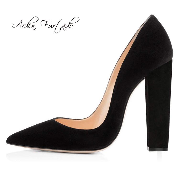 Arden Furtado 2020 spring autumn high heels chunky heels black suede slip on pumps women's dress shoes ladies big size 44 45 new
Arden Furtado 2020 spring autumn high heels chunky heels black suede slip on pumps women's dress shoes ladies big size 44 45 new
