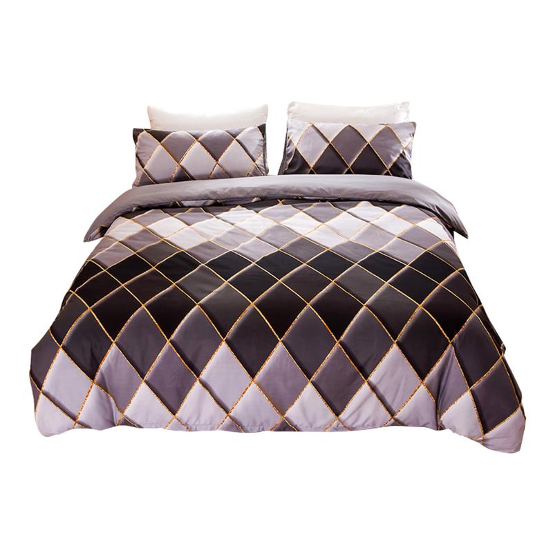 3pcs Rhombus Print Gift Fashion Pillow Cases Breathable Comfortable Non Slip Quilt Cover Hotel Bedding Set Bedroom Accessories, Blue
3pcs Rhombus Print Gift Fashion Pillow Cases Breathable Comfortable Non Slip Quilt Cover Hotel Bedding Set Bedroom Accessories, Blue