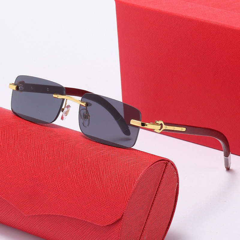 Fashion Retro Polarized Luxury woman Mens Designer Sunglasses Rimless Gold Plated Square Frame Brand Sun Glasses Eyewear With box Case 
Fashion Retro Polarized Luxury woman Mens Designer Sunglasses Rimless Gold Plated Square Frame Brand Sun Glasses Eyewear With box Case